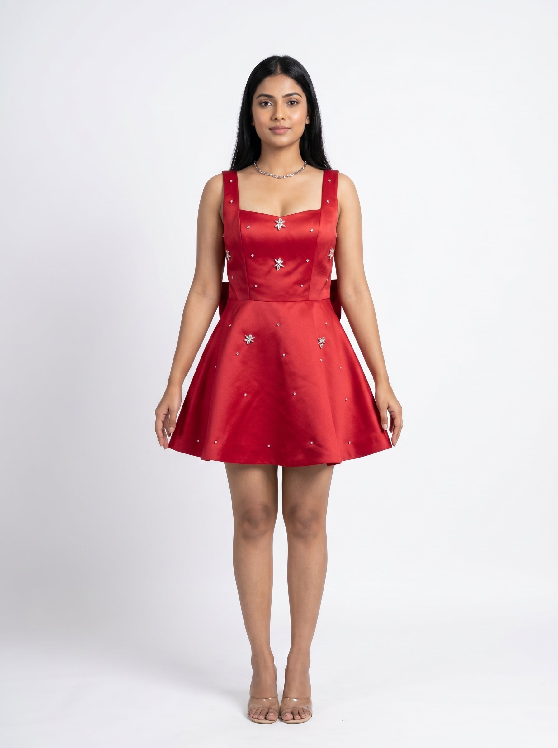 The Scarlet Étoile Embellished Mini Dress
