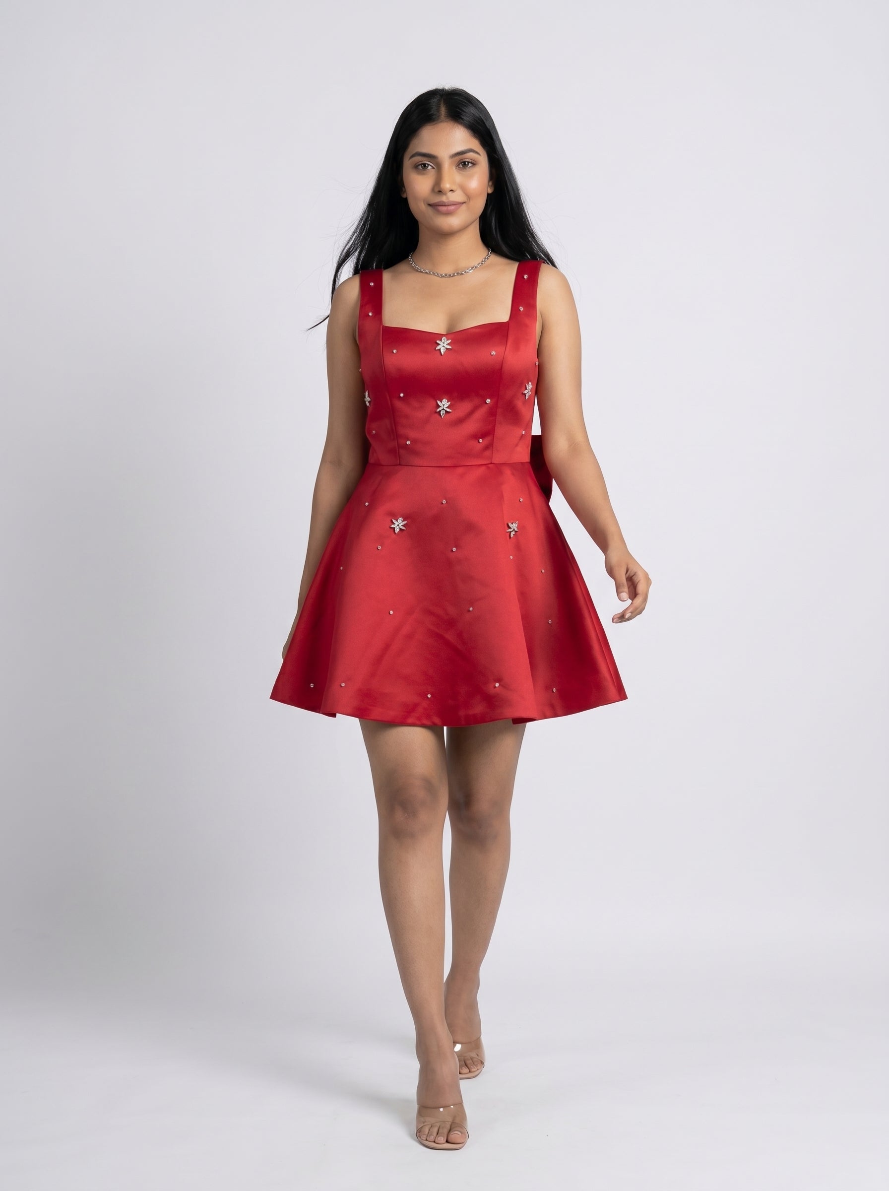 The Scarlet Étoile Embellished Mini Dress