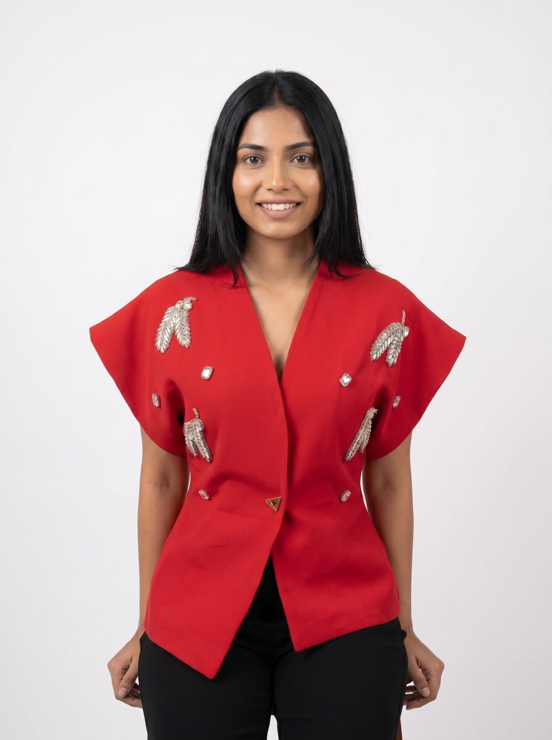 Embellished Statement Vest Top
