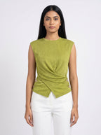 Draped Twist Top for Women