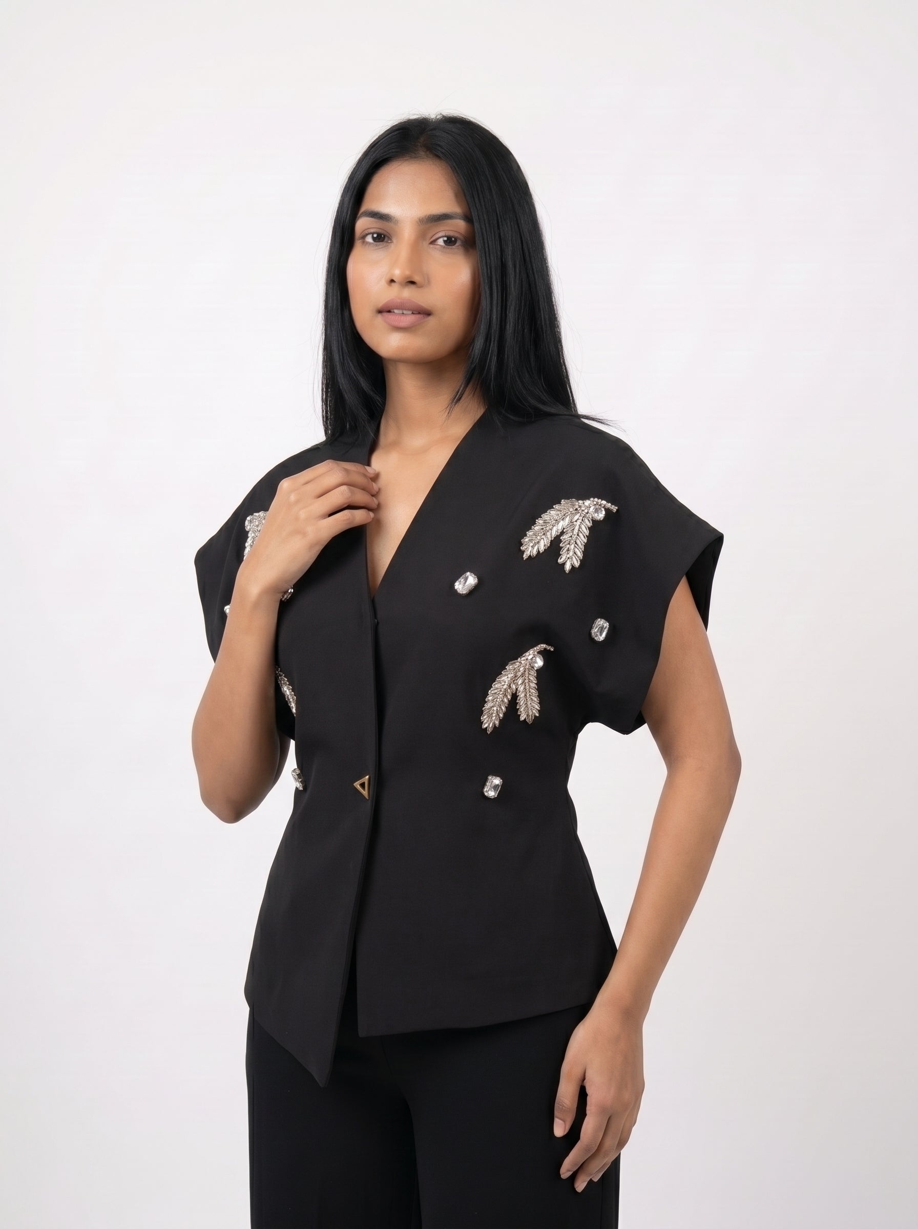 Embellished Statement Vest Top