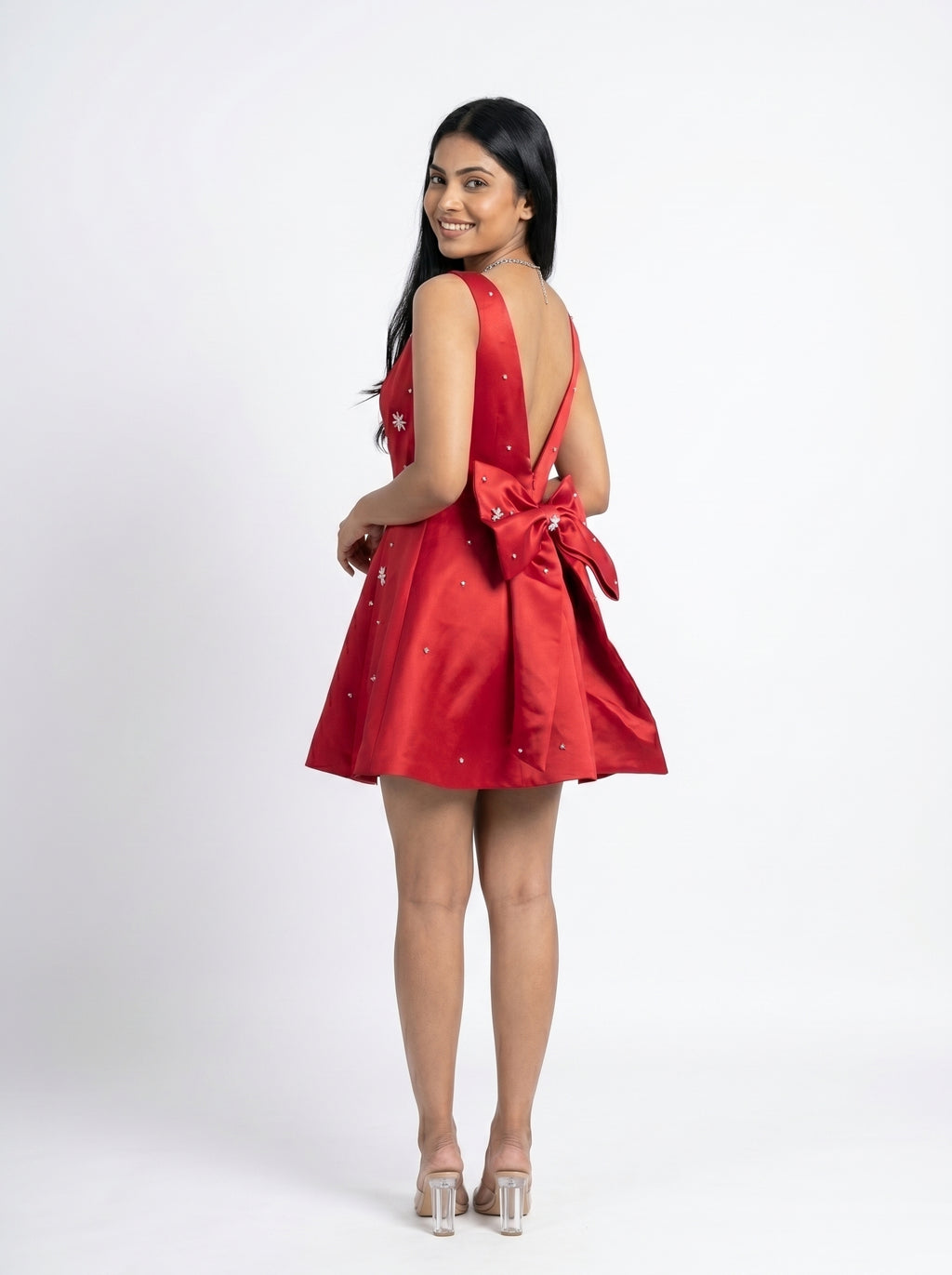 The Scarlet Étoile Embellished Mini Dress