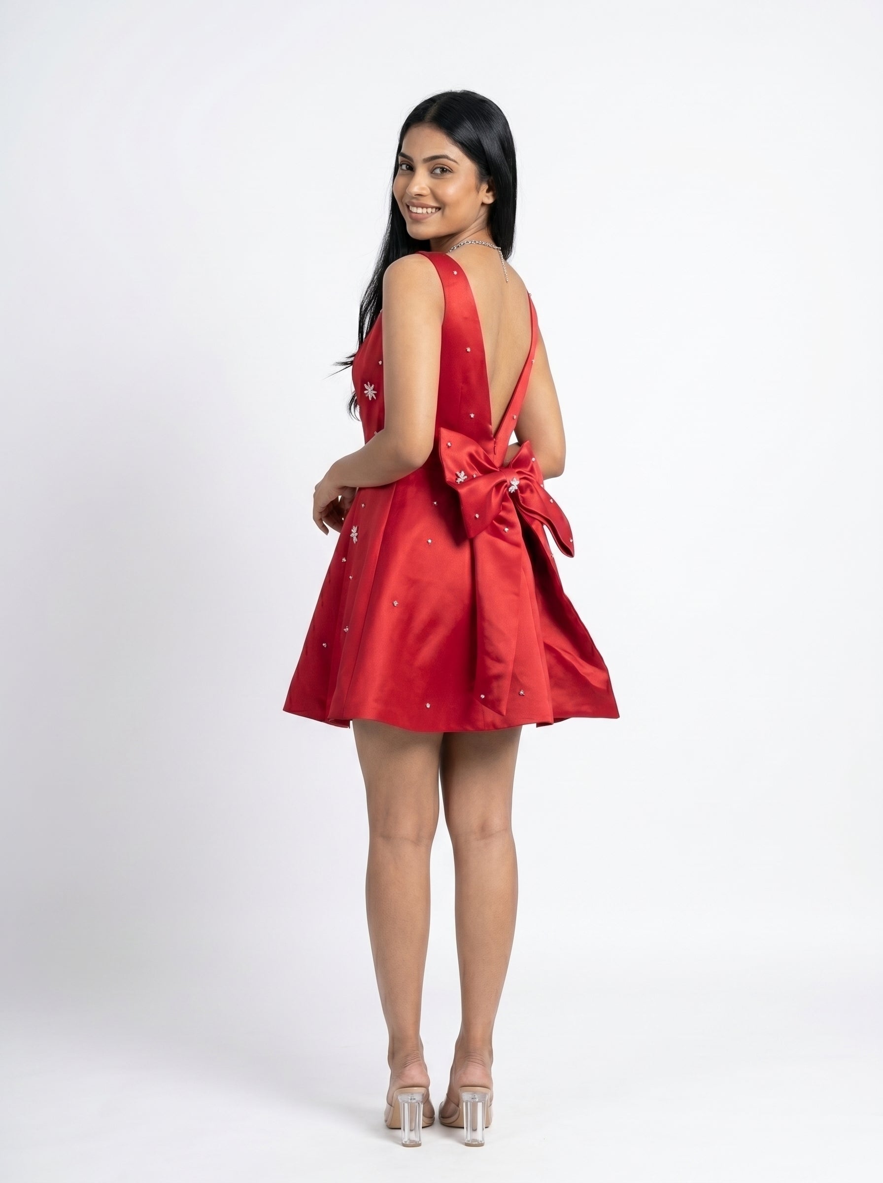 The Scarlet Étoile Embellished Mini Dress