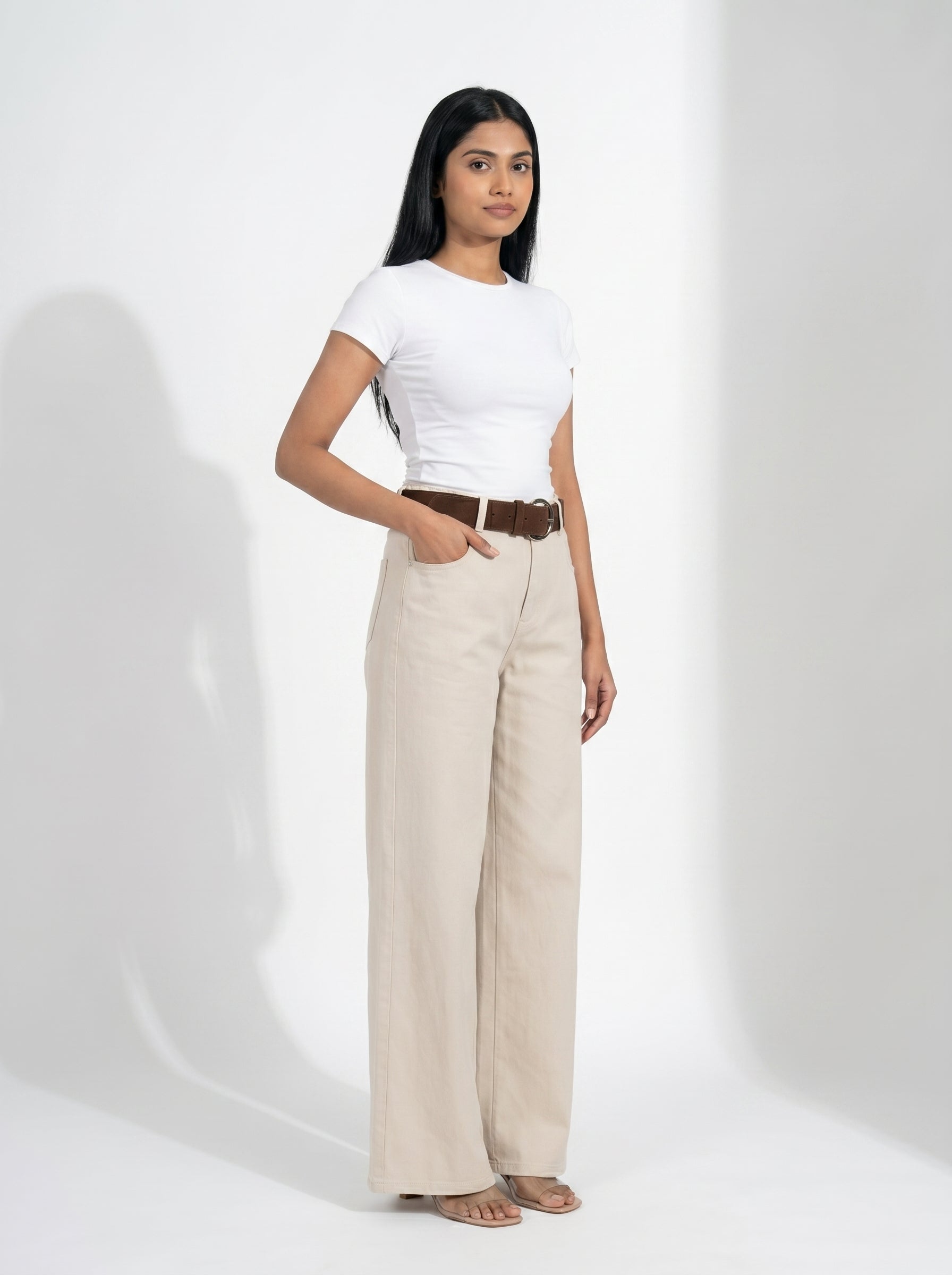 High Waist Straight Fit Trousers for Women - Grlboss Fashion Store