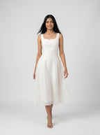 Elegant Pleated Midi Dress for Women - Grlboss Fashion Store
