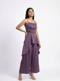 Satin Drape Co-Ord Set for Women