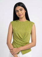 Draped Twist Top for Women