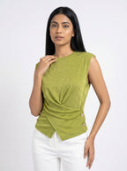 Draped Twist Top for Women