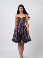 Floral Fit & Flare Mini Dress for Women