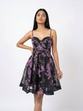 Floral Fit & Flare Mini Dress for Women