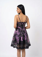 Floral Fit & Flare Mini Dress for Women