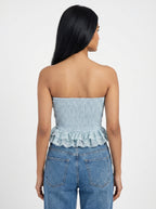 Lace Bow Crop Top